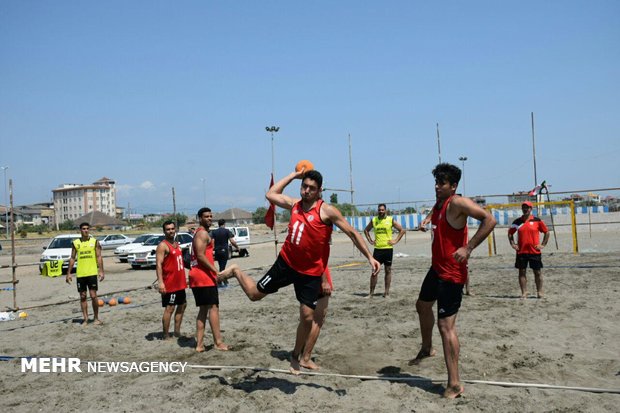 اردوی تیم ملی هندبال ساحلی ایران در آستارا