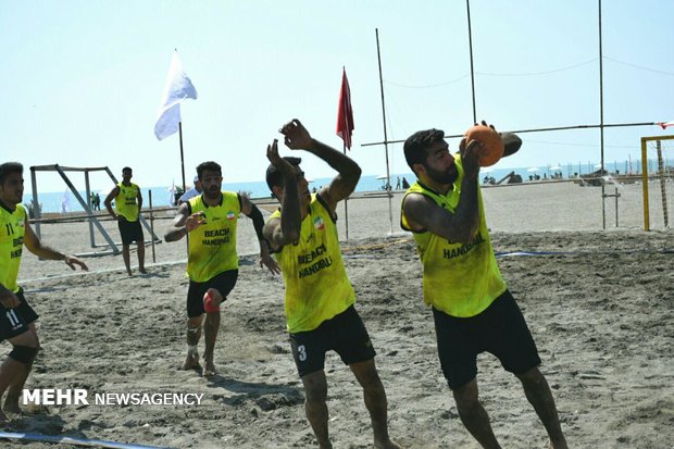 اردوی تیم ملی هندبال ساحلی ایران در آستارا