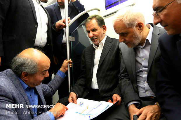 بهره برداری از فاز سوم خط یک قطار شهری اصفهان