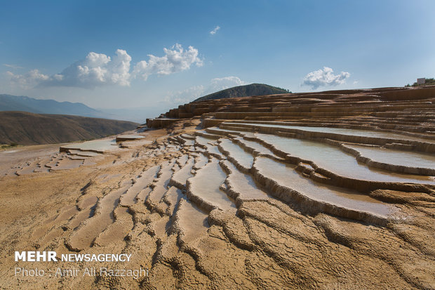 Badab Soort spring blanketed by drought 