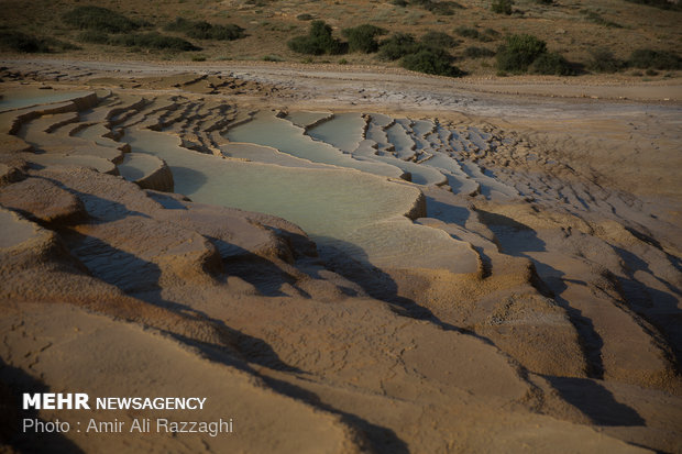 Badab Soort spring blanketed by drought 