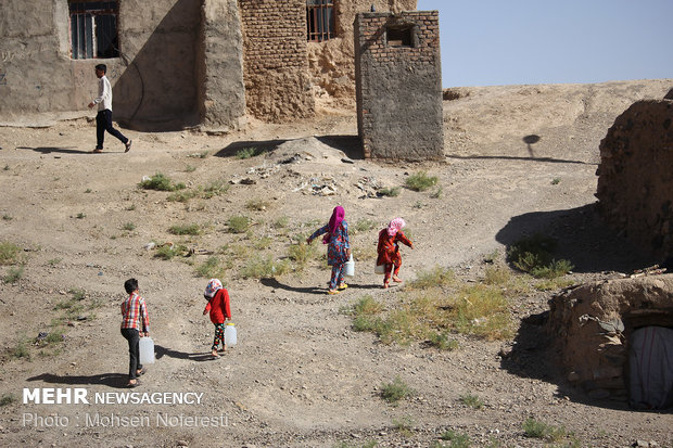 بی آبی در روستاهای شهرستان سربیشه