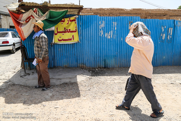 Ahvaz temperature reaches 50 C