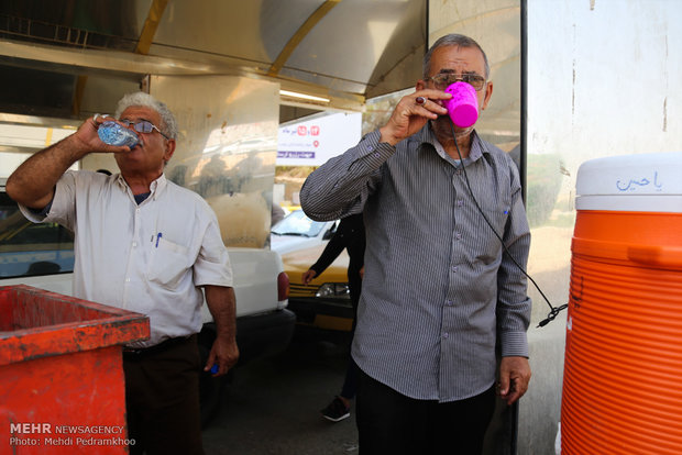 Ahvaz temperature reaches 50 C