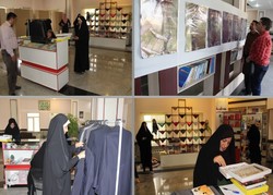 نمایشگاه حجاب و عفاف در صداوسیمای مرکز قزوین بر پا شد
