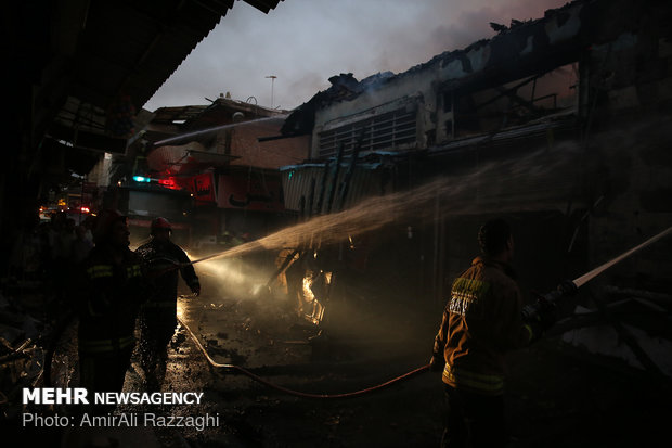 Oldest mosque in Mazandaran catches fire