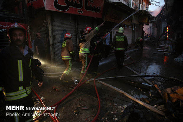 Oldest mosque in Mazandaran catches fire