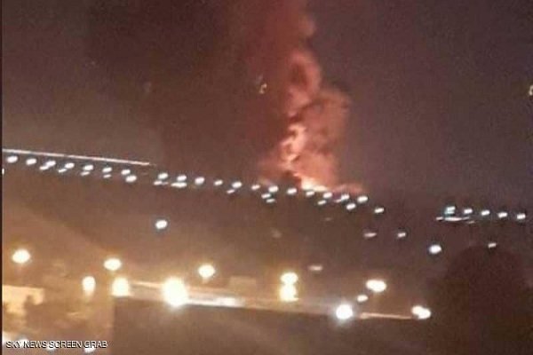قاہرہ کے ایئر پورٹ کے قر؛ب زوردار دھماکہ