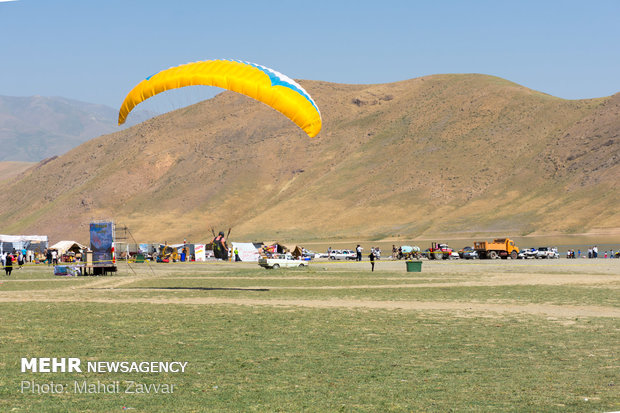 International paragliding tournament in Urmia