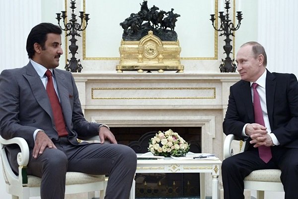نخست وزیر قطر برای پوتین پیام فرستاد