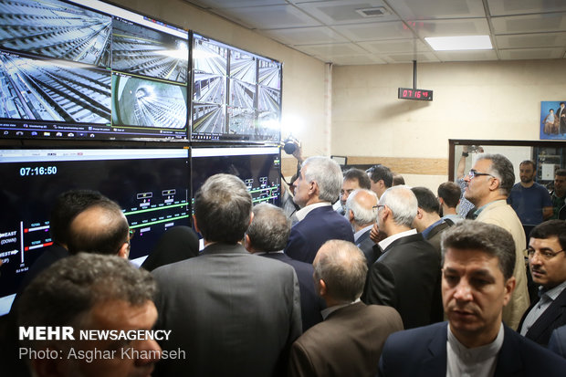 تشغيل الخط السابع من شبكة مترو الانفاق للعاصمة طهران