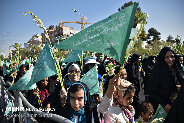 Girls Day commemorated in Imam Reza Holy Shrine