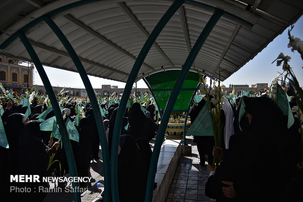 Girls Day commemorated in Imam Reza Holy Shrine