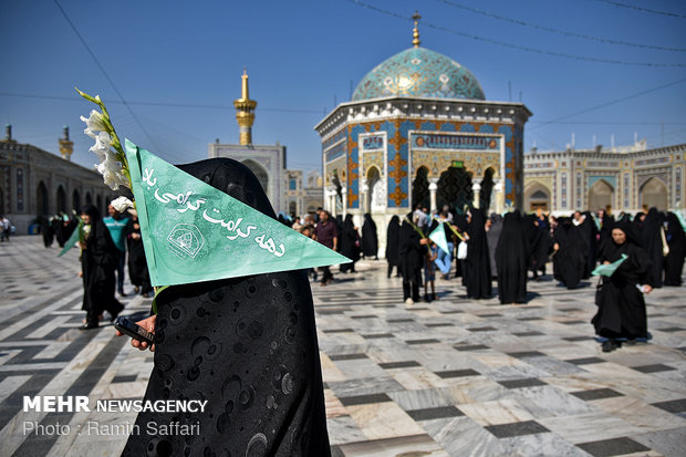 Girls Day commemorated in Imam Reza Holy Shrine