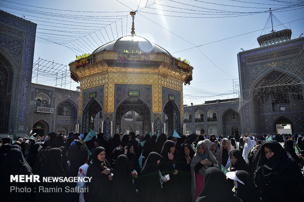 Girls Day commemorated in Imam Reza Holy Shrine