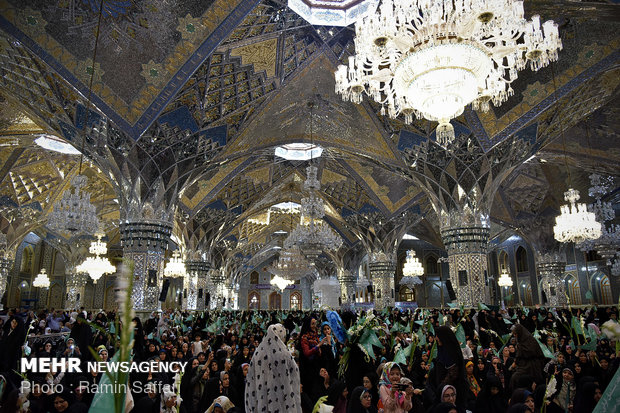 Girls Day commemorated in Imam Reza Holy Shrine