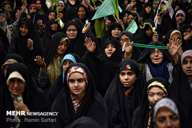 Girls Day commemorated in Imam Reza Holy Shrine