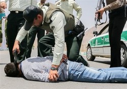 سارق مسلح در کرمانشاه به دام پلیس افتاد 