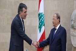 جابري أنصاري يلتقي بالرئيس اللبناني في بيروت