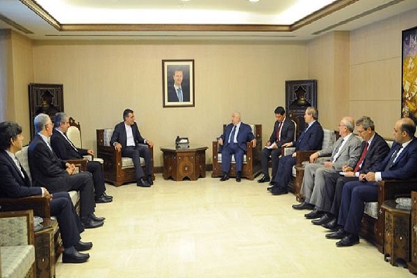 Iran’s Jaberi Ansari holds talks with Syrian FM