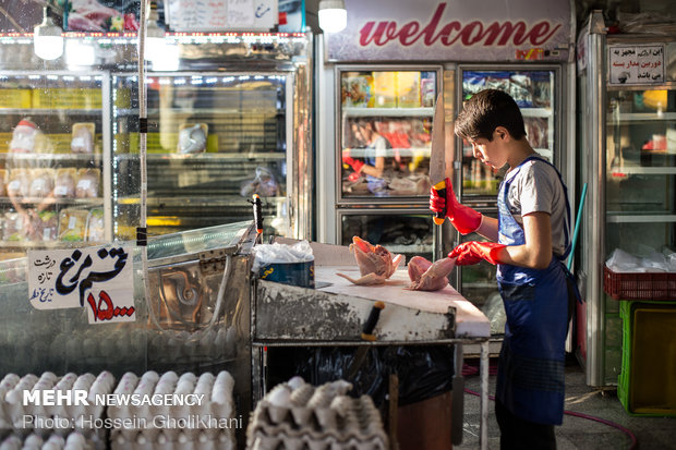 Historic bazaar of Qazvin still full of life