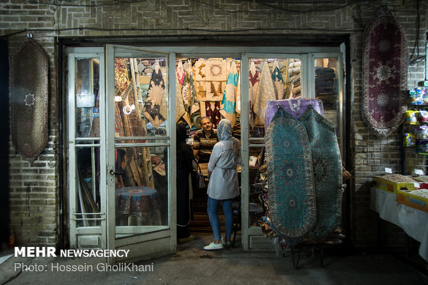 Historic bazaar of Qazvin still full of life