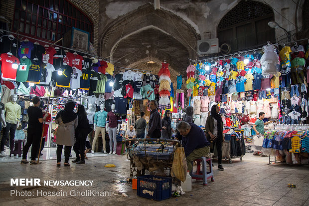 Historic bazaar of Qazvin still full of life