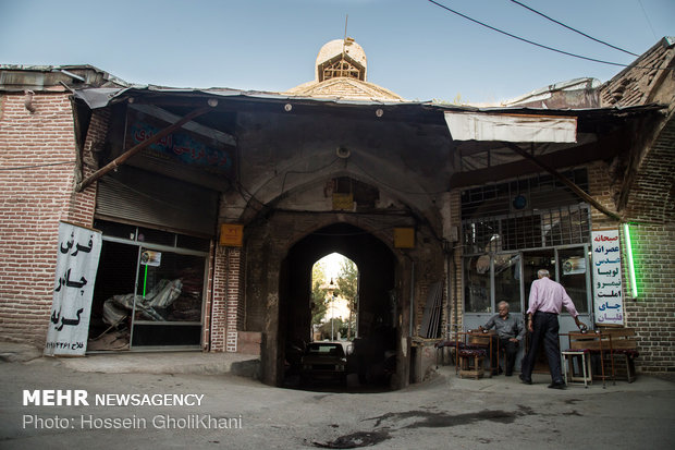 Historic bazaar of Qazvin still full of life