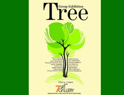A poster the Tree exhibition at Istanbul’s 7 Art Gallery