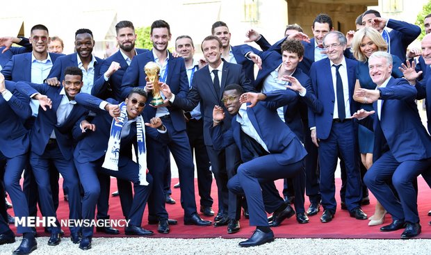 استقبال فرانسوی ها از تیم ملی کشورشان