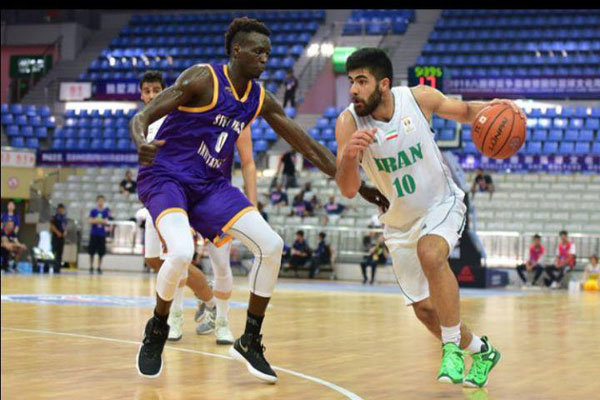 تیم ملی بسکتبال ایران در رده سوم تورنمنت اطلس اسپورت ایستاد