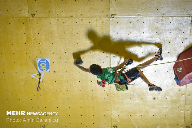 Shiraz hosts rock-climbing championship competitions 