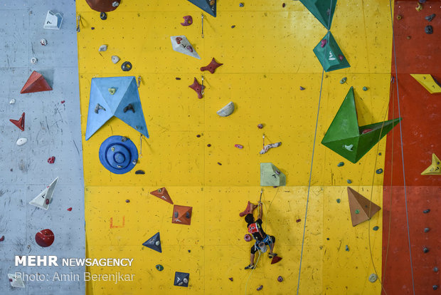 Shiraz hosts rock-climbing championship competitions 