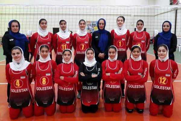 گلستان قهرمان والیبال نوجوانان دختر دسته دوم کشور شد