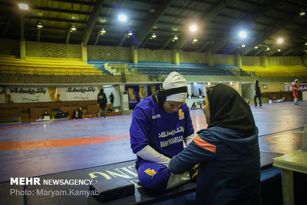 Iran women classic wrestling league