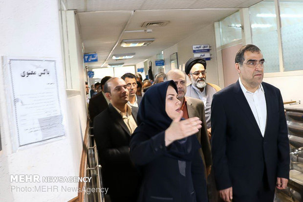 آیین افتتاح بیمارستان ۹۶ تختخوابی برکتی شهید ستاری قرچک
