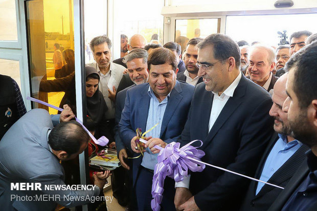 آیین افتتاح بیمارستان ۹۶ تختخوابی برکتی شهید ستاری قرچک