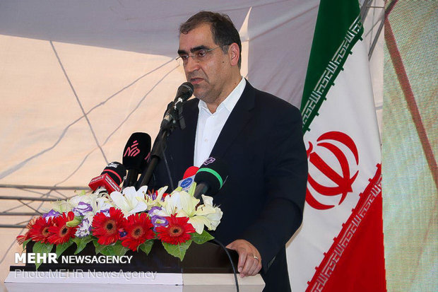 آیین افتتاح بیمارستان ۹۶ تختخوابی برکتی شهید ستاری قرچک