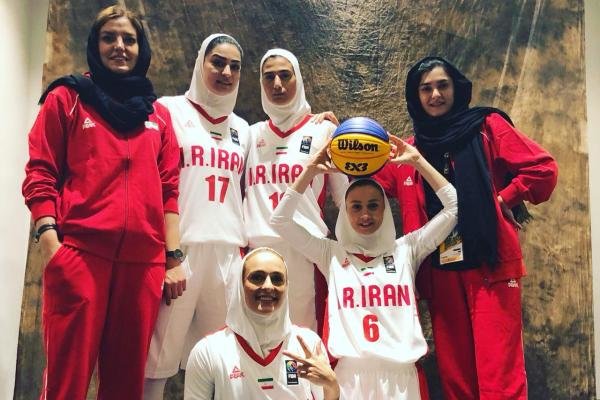 تیم بسکتبال سه نفره بانوان ایران مقابل اسپانیا شکست خورد 