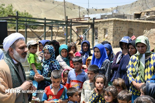 حضور کاروان زیر سایه خورشید در لرستان