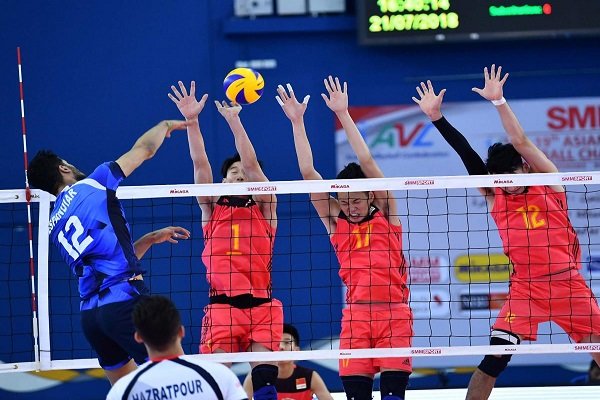 Iran beats title-holder at the first match of Asian U20 Volleyball C’ships