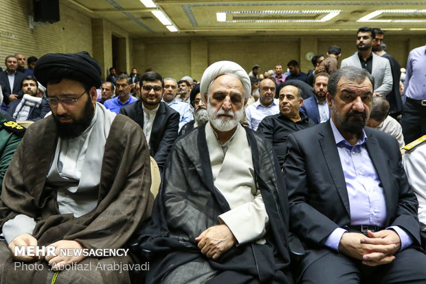 مراسم ترحیم پدر حقانیان