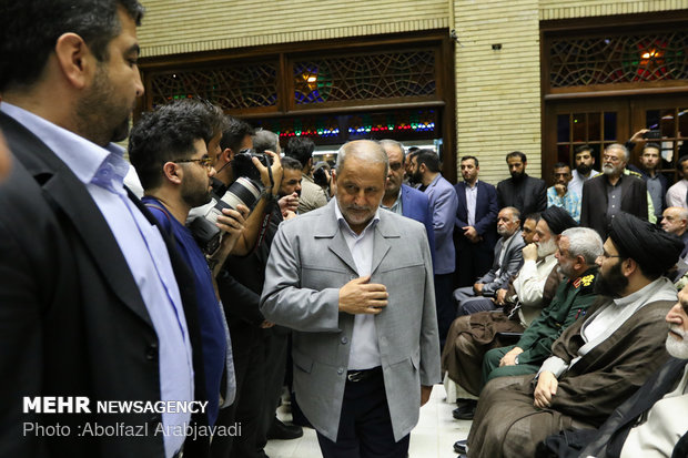 مراسم ترحیم پدر حقانیان