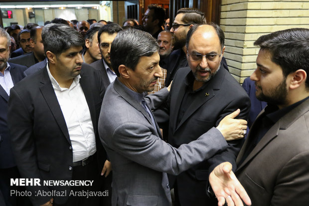 مراسم ترحیم پدر حقانیان