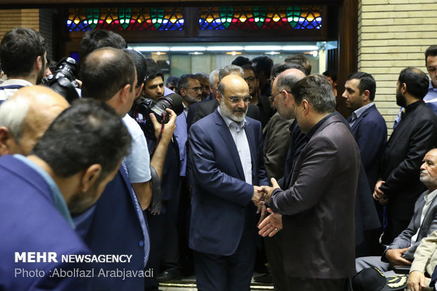 مراسم ترحیم پدر حقانیان