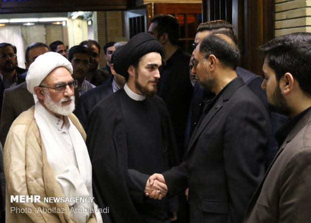 مراسم ترحیم پدر حقانیان