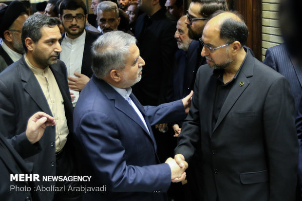 مراسم ترحیم پدر حقانیان