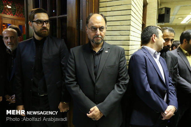 مراسم ترحیم پدر حقانیان