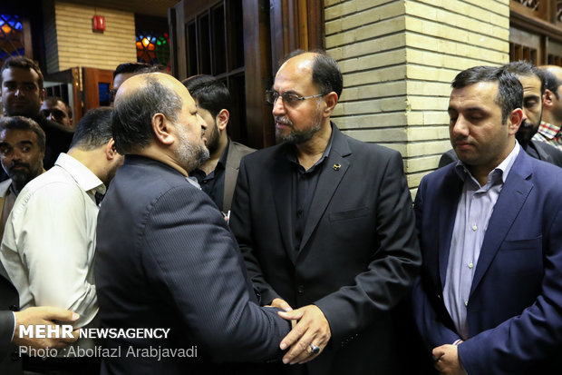 مراسم ترحیم پدر حقانیان