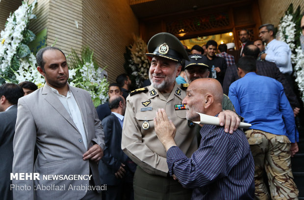 مراسم ترحیم پدر حقانیان